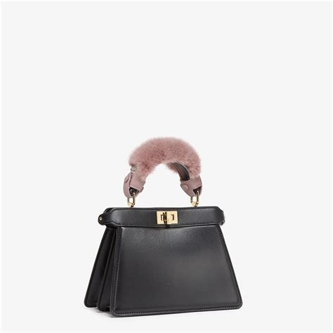 Cubreasas Peekaboo Petite Pelo Rosa | Fendi