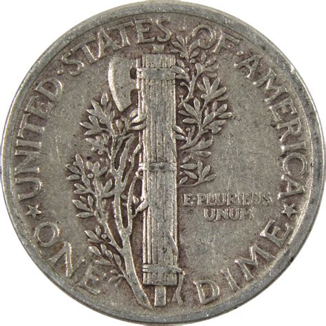 1941 Mercury Dime Circulated Silver 10c Coin Collectible