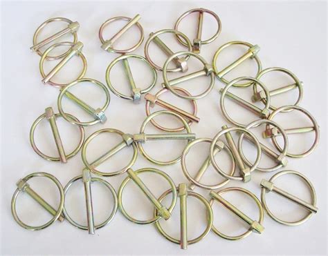 50 Goliath Industrial 3/16 Lynch Pin 3 Point 3PT Hitch Clips Tractor ...