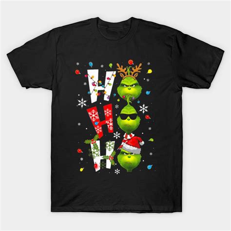 Ho Ho Ho Grinch Christmas Shirt T-shirt | Ho-ho-ho-grinch-christmas ...