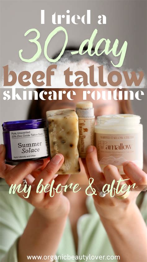 Best 13 I Tried a Beef Tallow Skincare Routine for 30 Days (Before and After). Worth the hype ...