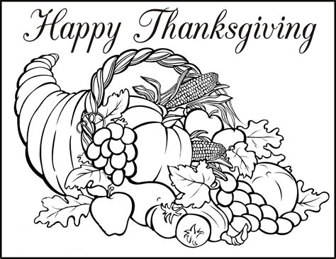 Thanksgiving Coloring Pages