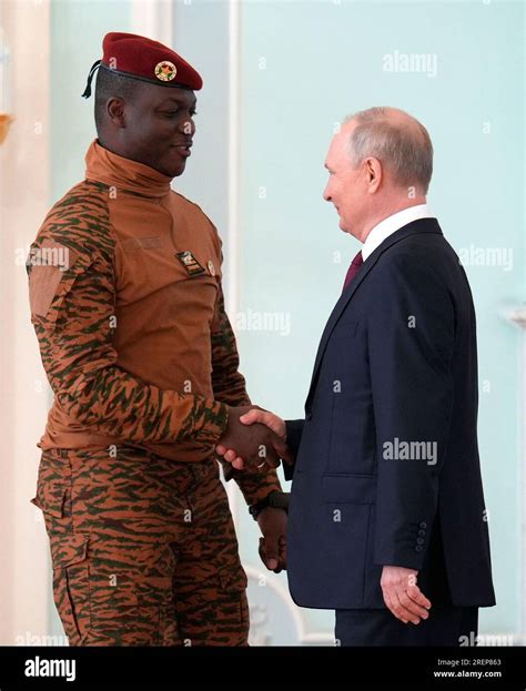 Russian President Vladimir Putin, right, and Interim President of ...