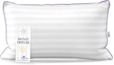 Amazon.com: FluffCo Zen Pillow Down Alternative Standard/Queen Size ...