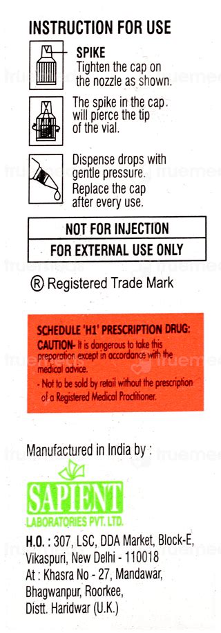 Mlobe Dx Eye Drop 5 Ml - Uses, Side Effects, Dosage, Price | Truemeds