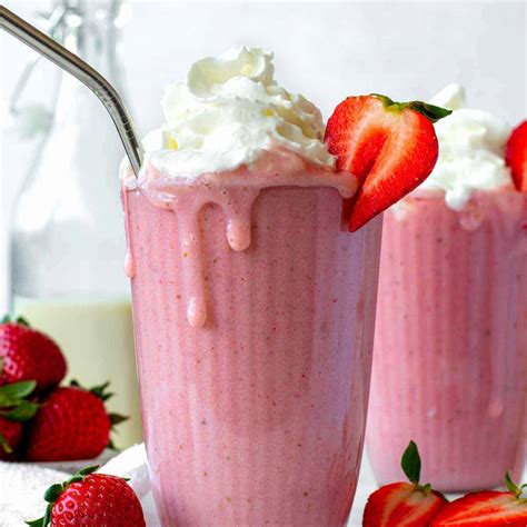 Strawberry Milkshake Strawberry Cheesecake Milkshake Faithfully