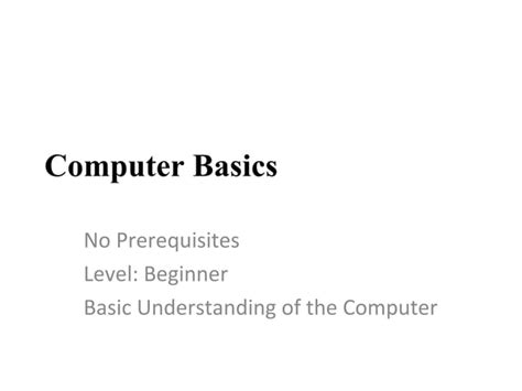 Basic Computer Tutorial 5-Second 的图像结果