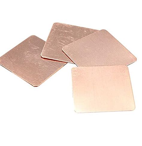 Buyyart New 4pcs 20mmx20mmx0.3mm Heat Sink Copper Shim Thermal Pads for ...