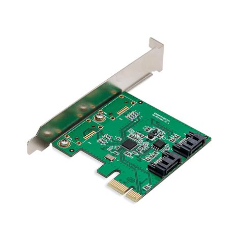 IO Crest 2 Port PCI-E 2.0 x1 SATA III 6Gbps RAID Controller Card with ...