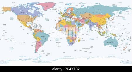 Image result for Equirectangular World Political Map
