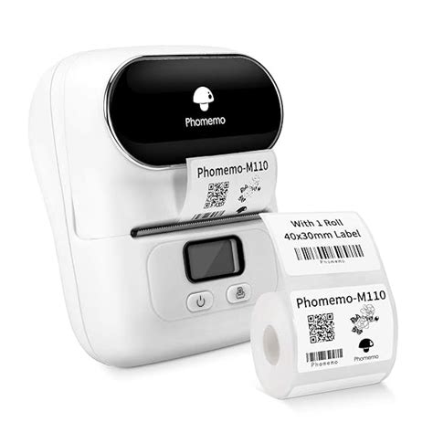 Phomemo Bluetooth Label Maker Machine- M110 Mini Thermal Label Maker ...