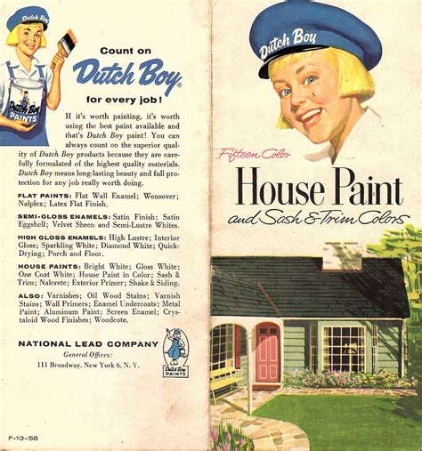 Dutch Boy Paint Color Chart Dutch Boy House Paint And Sash & Trim