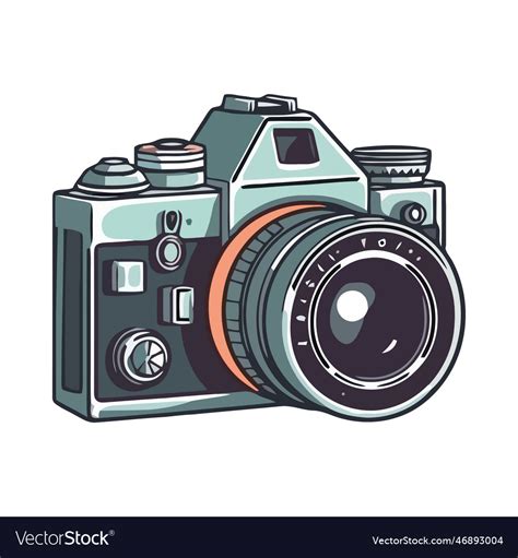 Old fashioned photographer trapped in modern Vector Image