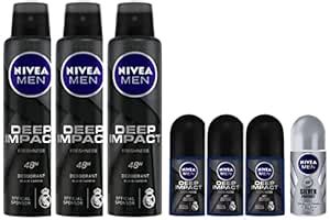Buy Nivea MEN Deep Impact Freshness Deodorant Roll-On, for Men, 50ml ...