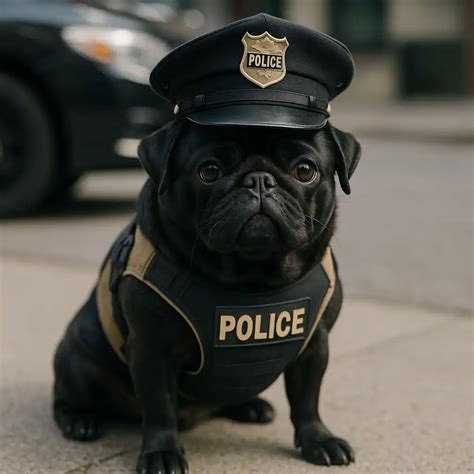 Can Pugs Be Police Dogs or Service Companions