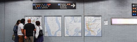 MTA New Subway Maps at Customer Information Center