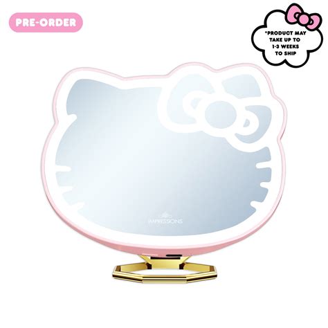IMPRESSIONS VANITY X HELLO KITTY - LED POCKET MIRROR WITH RING STAND ...