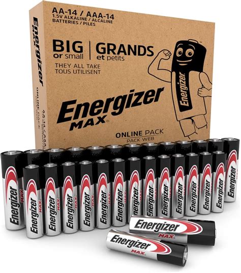 Energizer Max - AA + AAA Batteries (28 Combo Pack) - Double A and ...