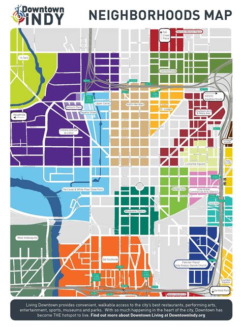 Indianapolis Neighborhood Map