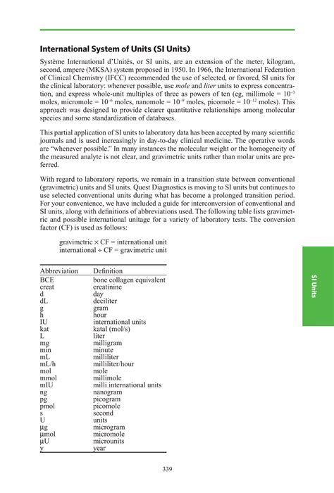 Conventional Units to SI units conversion table | PDF
