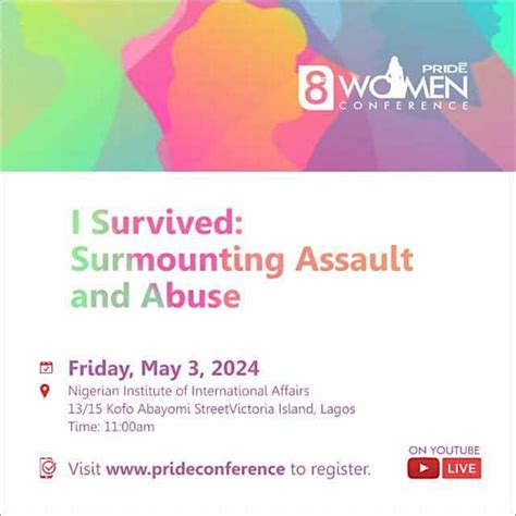 8TH PRIDE WOMEN CONFERENCE, NIGERIAN INSTITUTE OF INTERNATIONAL AFFAIRS ...