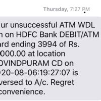 HDFC Bank — Unauthorized transaction | 2688469