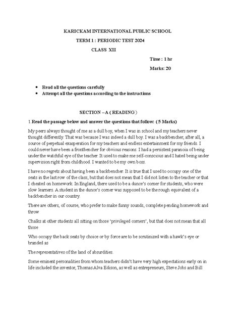 Document (14) class +2 Question paper - KARICKAM INTERNATIONAL PUBLIC ...