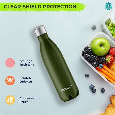 Boldfit Stainless Steel Water Bottle Black – Bling Brands