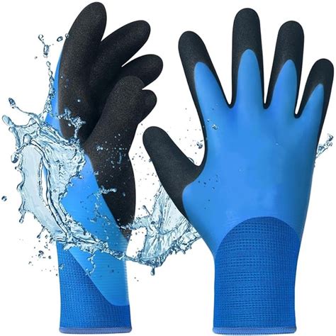 STYLERA Nylon Waterproof Winter Work Gloves, Cut Resistant Touch Screen ...