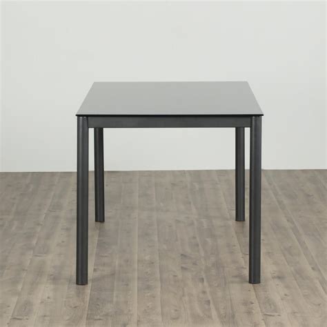 Buy Allen Glass Top 6-Seater Dining Table - Black from Home Centre at ...