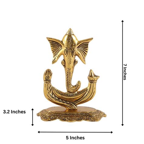 Lord Ganesha Figurine | Ganesha Idol Showpiece for Gift & Home Decor ...