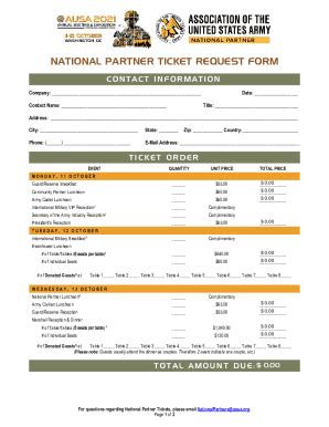 Fillable Online cocodoc.comform366803924-TICKET-REQUEST-FORMTICKET ...