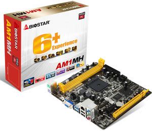 Biostar AM1MH AM1Socket Micro-ATX AMD Chipset DDR3 Motherboard for ...