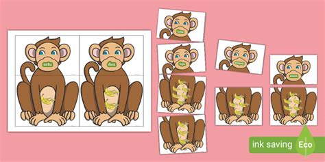 Millie si Monyet Indonesian Number Match (teacher made)