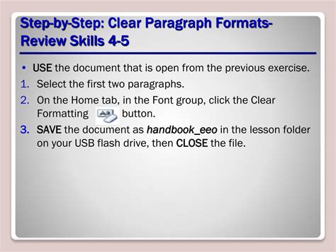Paragraph Formatting 的图像结果