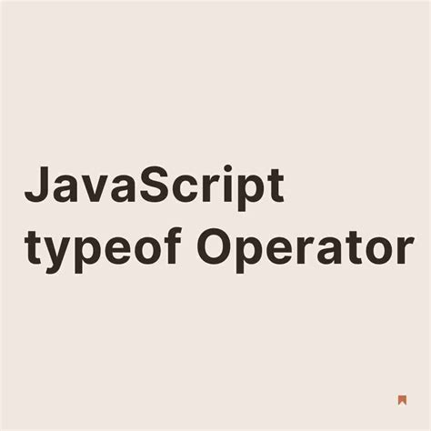 Image result for JavaScript Typeof Syntax