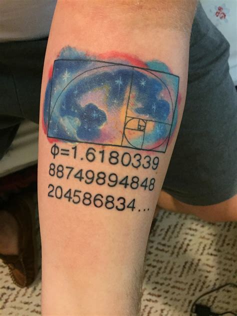Golden rectangle and spiral with galaxy coloring done by Ray at ...