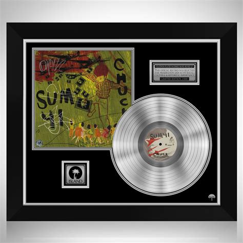 Sum 41 - Chuck Platinum LP Limited Signature Edition Custom Frame | RARE-T