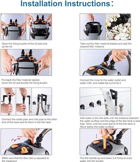 Sobo SF Series Aquarium External Canister Filter, Efficient Filtration ...