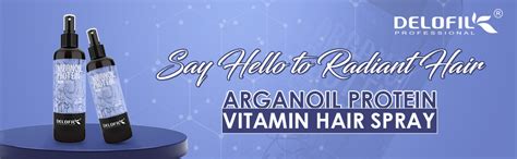 Buy Argan Oil Protein Vitamin Hair Spray for Smooth, Soft and Nourished ...