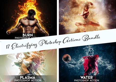 17 Electrifying Photoshop Actions Bundle – Photoboto