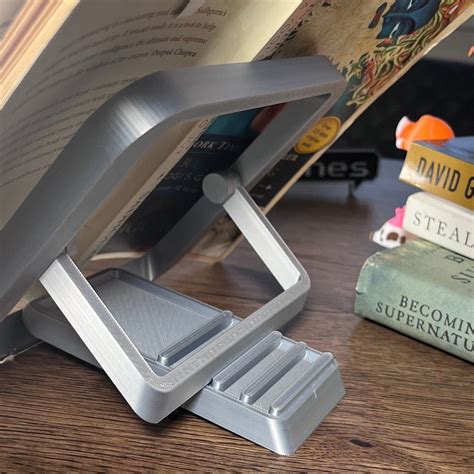 Versatile 3D Printed Book Stand - Foldable, Colorful & Durable, Perfect ...