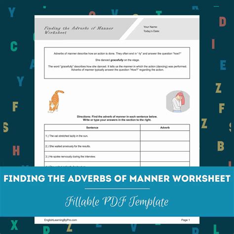Manner Worksheet 的图像结果
