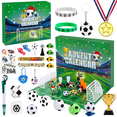 AYJIA Advent Calendar 2025 for Kids Boys, 24 Days Football Advent ...