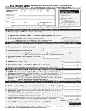 Fillable Online 18 Printable form 940 2017 Templates - Fillable Samples ...
