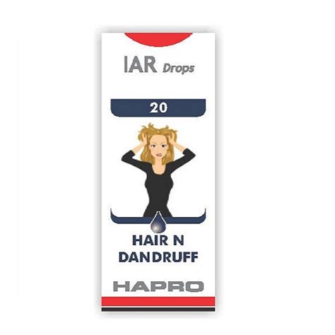 Hapro IAR (Insta Action Range Drops) Drop No – 20 Hair-N-Dandruff (30m ...