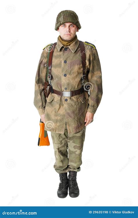 Soldier Standing At Attention Royalty Free Stock Photos - Image: 29635198
