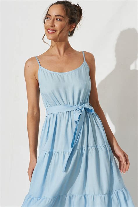 Sky Blue Summer Dress