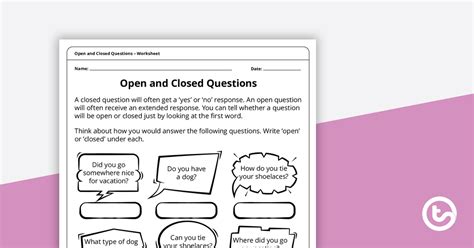 Image result for Why Questions Worksheet
