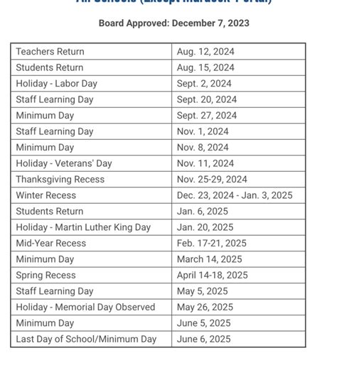 Cupertino Union School District Calendar 25-26 | CUSD Holidays